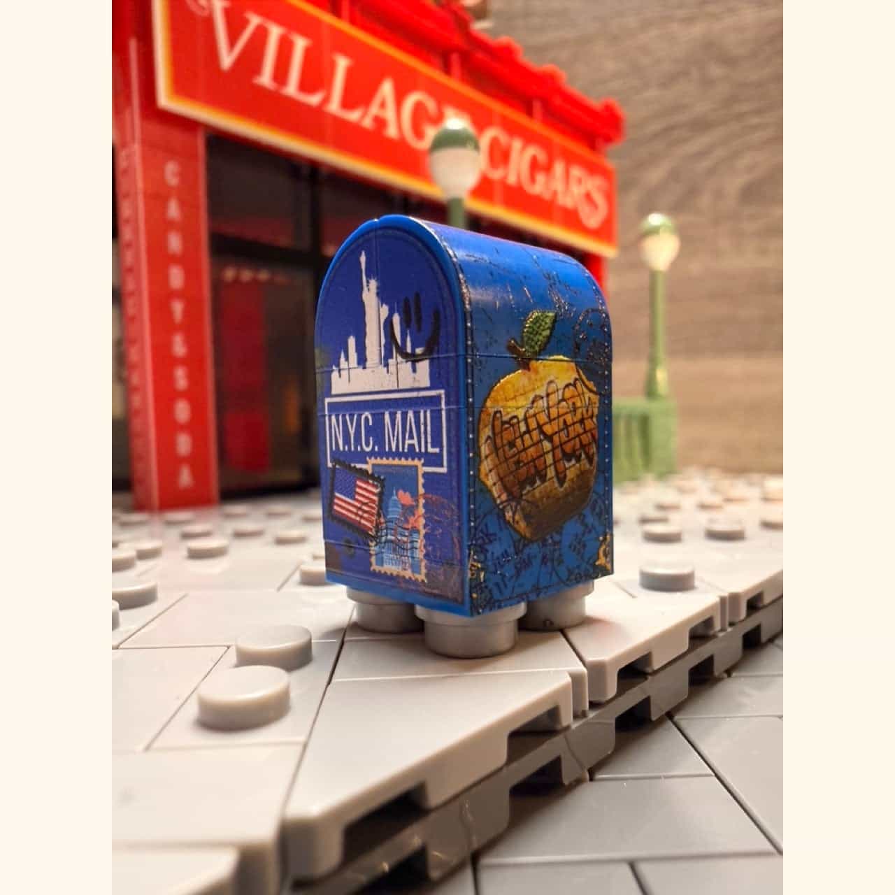 NYC Blue Mailbox 1x